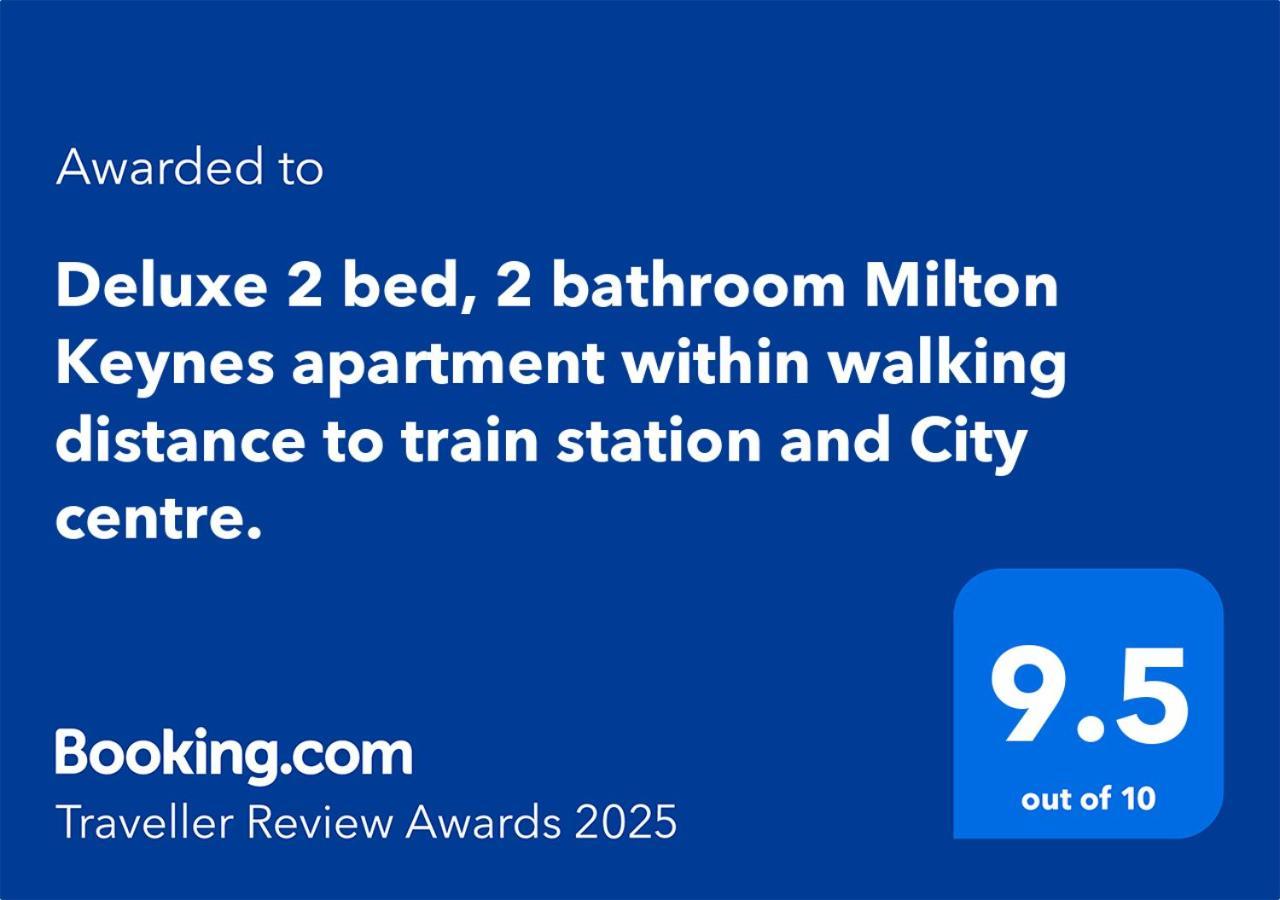 Central: Deluxe 2-bed Near Station * Milton Keynes
